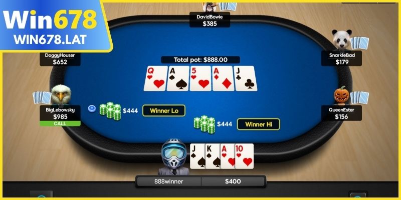 Điều kiện để tay bài Low được tính hợp lệ theo chuẩn 8-or-better